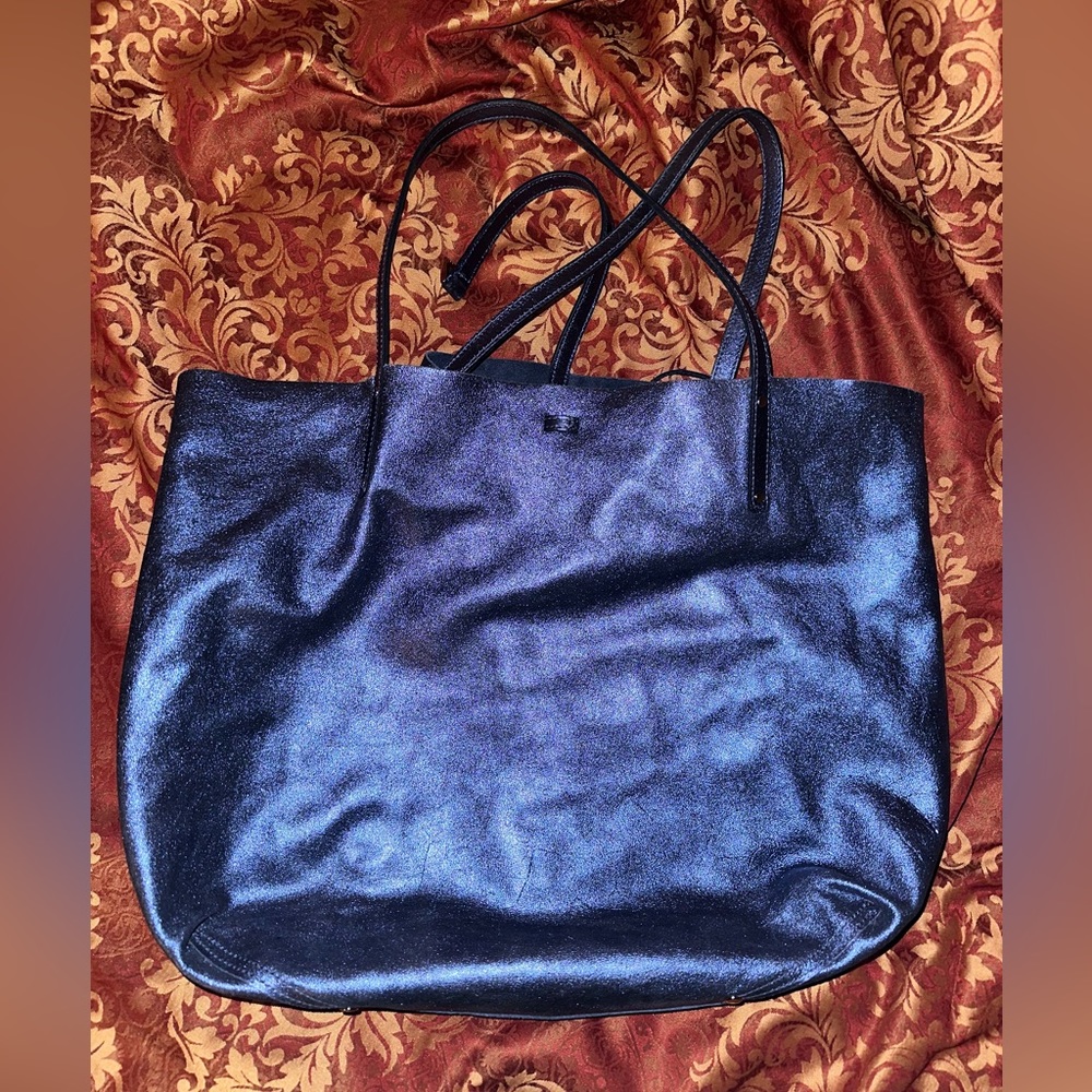 Tiffany & Co. Metallic Reversible Tote